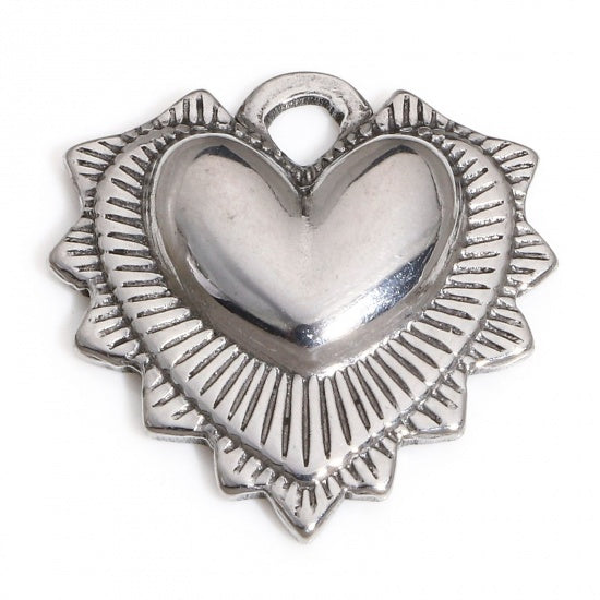 Silver Heart Charm
