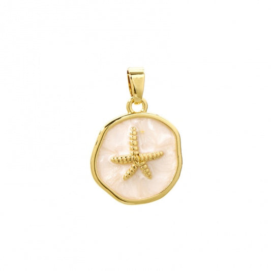 Cream Starfish Charm