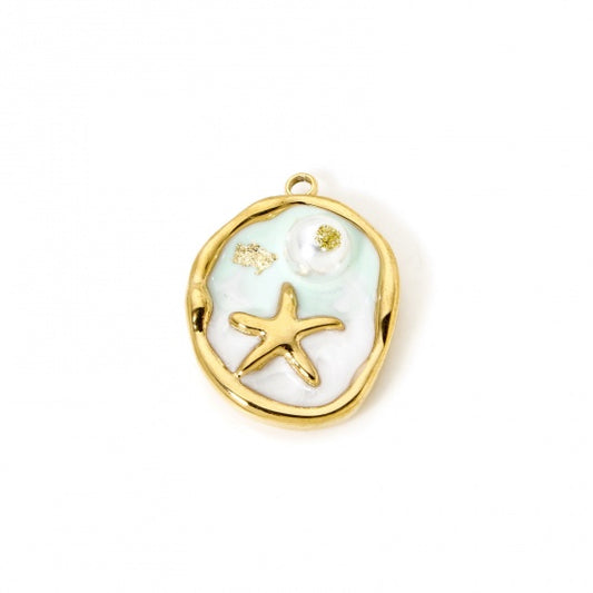 Under the Sea Oil Painting Charm
