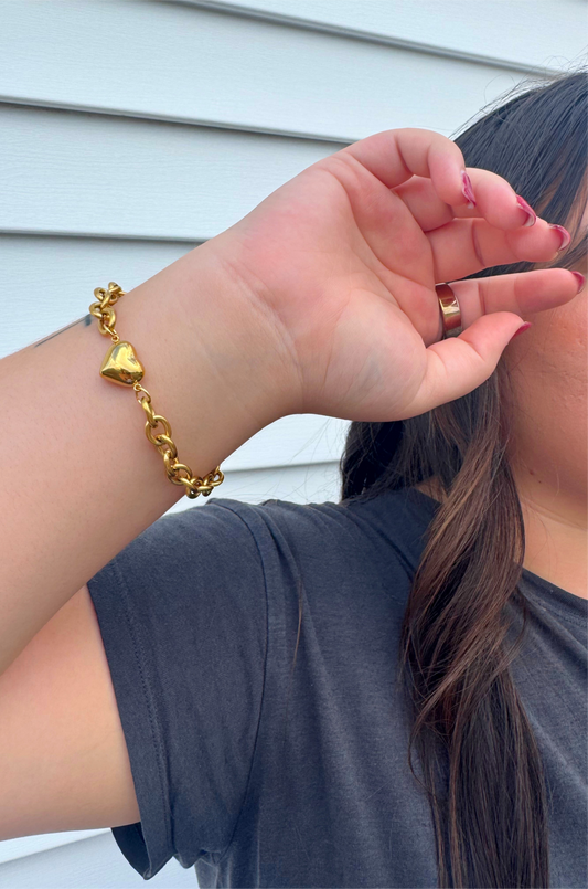 Mia Heart Bracelet