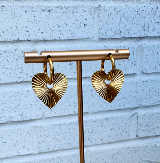 Presley Heart Earrings