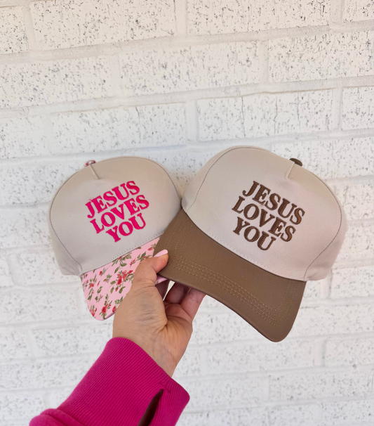 Jesus Loves You Baseball Hat