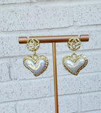 Amelia Heart Earrings