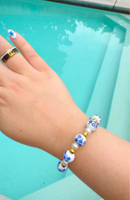 Blue Ivy Floral Bracelet