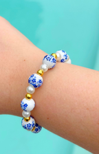 Blue Ivy Floral Bracelet