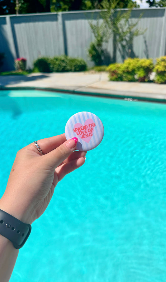 Spread the love of Jesus Button