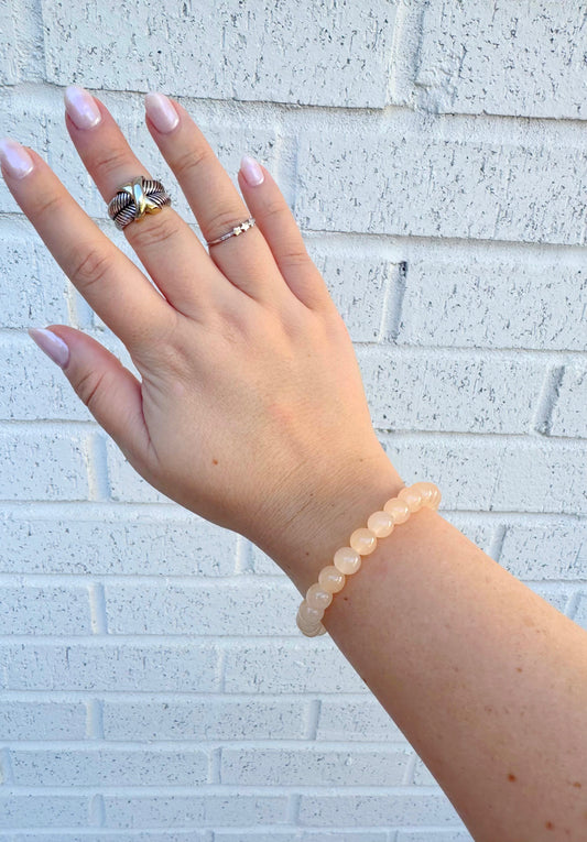 Just Peachy Stretch Bracelet